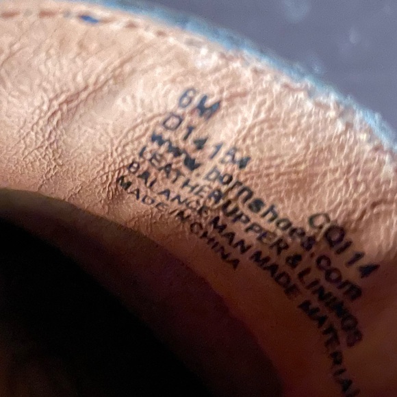 BORN Women’s Dinah Classic Dark Blue Leather Penny Loafers Size 6 | EUC - Picture 5 of 6